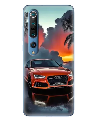 Чохол для Xiaomi Mi 10 Pro з картинкою «Audi — захід сонця»