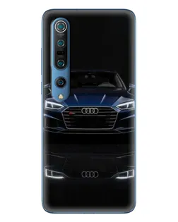 Чохол для Xiaomi Mi 10 Pro з картинкою «Audi — нічне відображення»