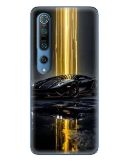 Чохол для Xiaomi Mi 10 Pro з картинкою «Нічний Lamborghini драйв»
