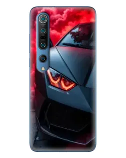 Чохол для Xiaomi Mi 10 Pro з картинкою «Lamborghini червоне сяйво»