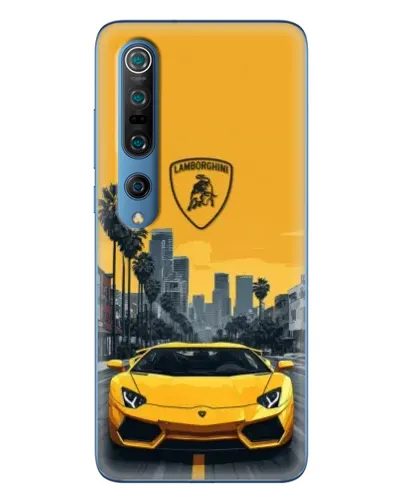 Чохол для Xiaomi Mi 10 Pro з картинкою «Жовтий Lamborghini місто» Чохол для Xiaomi Mi 10 Pro з картинкою «Жовтий Lamborghini місто»