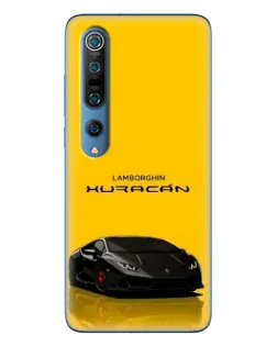 Чохол для Xiaomi Mi 10 Pro з картинкою «Lamborghini Huracan чорний»