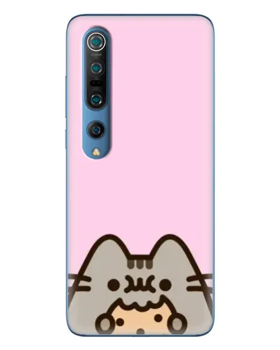 Чехол для Xiaomi Mi 10 Pro с картинкой «Pusheen и печенье»