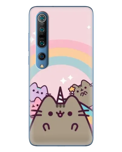 Чехол для Xiaomi Mi 10 Pro с картинкой «Единорог Pusheen»