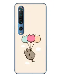 Чехол для Xiaomi Mi 10 Pro с картинкой «Пушин на шариках»
