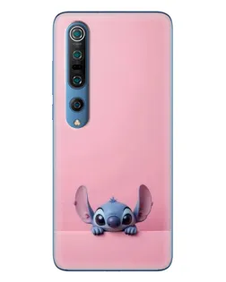 Чехол для Xiaomi Mi 10 Pro с картинкой «Stitch выглядывает»