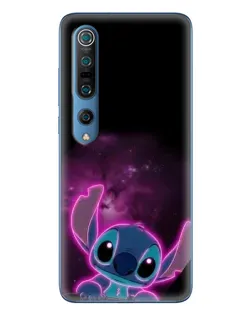 Чехол для Xiaomi Mi 10 Pro с картинкой «Неоновый Stitch»
