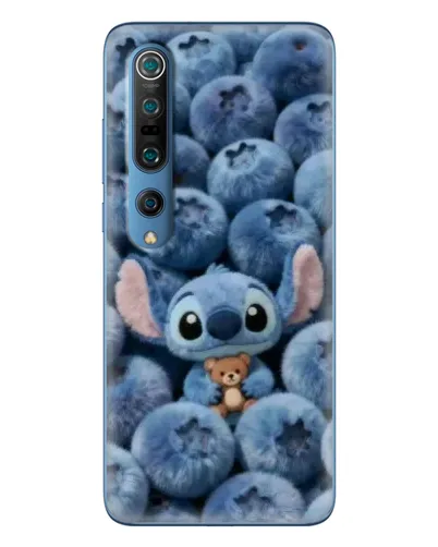 Чехол для Xiaomi Mi 10 Pro с картинкой «Стич и голубика»
