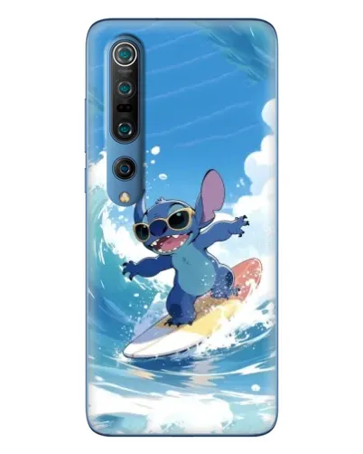 Чехол для Xiaomi Mi 10 Pro с картинкой «Стич на волне»