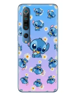 Чехол для Xiaomi Mi 10 Pro с картинкой «Паттерн со Стичем»