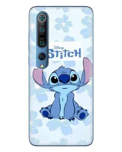 Чехол для Xiaomi Mi 10 Pro с картинкой «Stitch среди цветов»