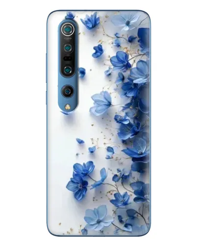 Чохол для Xiaomi Mi 10 Pro з картинкою «Блакитний квітковий каскад»