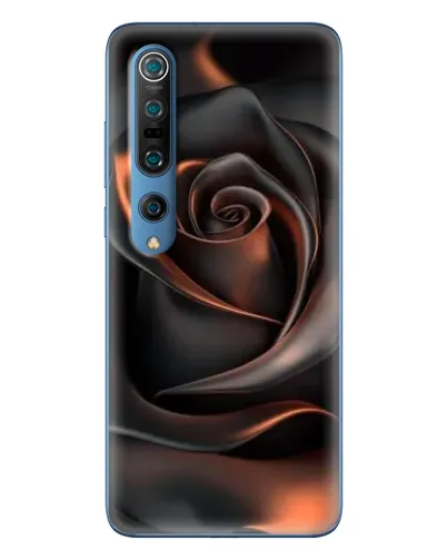 Чохол для Xiaomi Mi 10 Pro з картинкою «Шовкова чорна троянда»