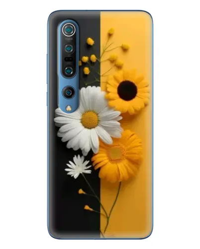 Чохол для Xiaomi Mi 10 Pro з картинкою «Соняшник та ромашка»