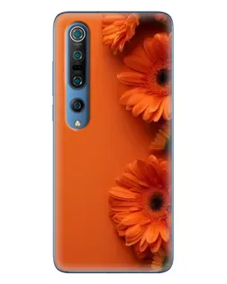 Чохол для Xiaomi Mi 10 Pro з картинкою «Помаранчеві гербери»