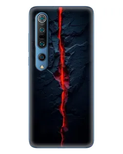 Чохол для Xiaomi Mi 10 Pro з картинкою «Червона лавова тріщина»