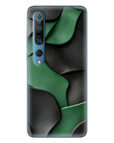 Чохол для Xiaomi Mi 10 Pro з картинкою «Зелені шкіряні хвилі» Чохол для Xiaomi Mi 10 Pro з картинкою «Зелені шкіряні хвилі»