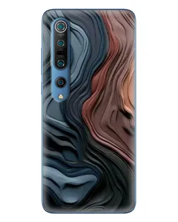 Чохол для Xiaomi Mi 10 Pro з картинкою «Кольорові хвилі каньйону»