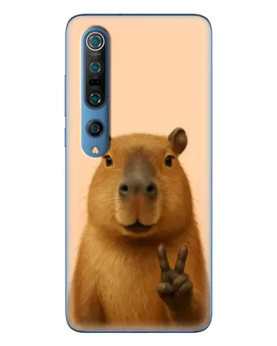 Чехол для Xiaomi Mi 10 Pro с картинкой «Капибара виктория»