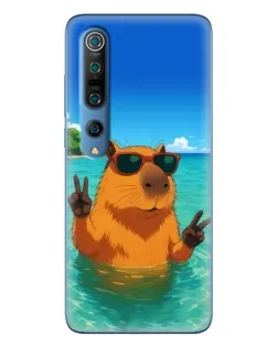 Чехол для Xiaomi Mi 10 Pro с картинкой «Морская капибара» Чехол для Xiaomi Mi 10 Pro с картинкой «Морская капибара»