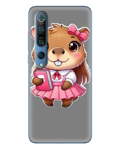 Чехол для Xiaomi Mi 10 Pro с картинкой «Девочка капибара»