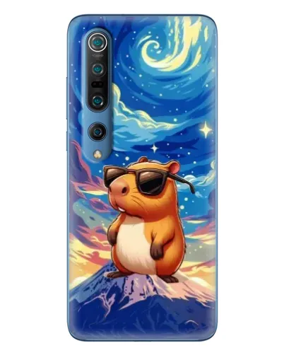 Чехол для Xiaomi Mi 10 Pro с картинкой «Капибара Ван Гога»