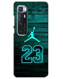 Чехол для Xiaomi Mi 10 Ultra с картинкой «Jordan Cyan 23»