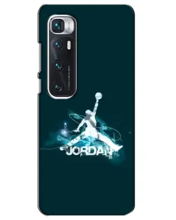 Чехол для Xiaomi Mi 10 Ultra с картинкой «Jordan Blue Fire»