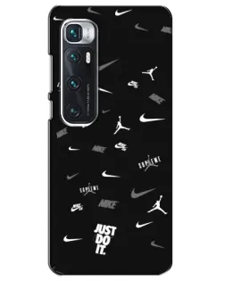 Чехол для Xiaomi Mi 10 Ultra с картинкой «Nike Black Pattern»