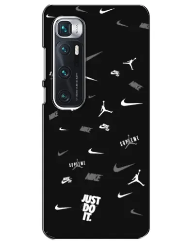 Чехол для Xiaomi Mi 10 Ultra с картинкой «Nike Black Pattern» Чехол для Xiaomi Mi 10 Ultra с картинкой «Nike Black Pattern»