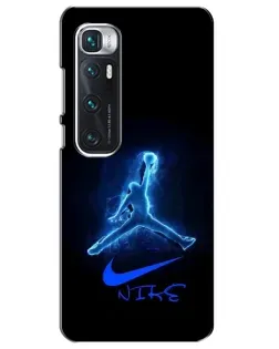 Чехол для Xiaomi Mi 10 Ultra с картинкой «Jordan Neon Blue»