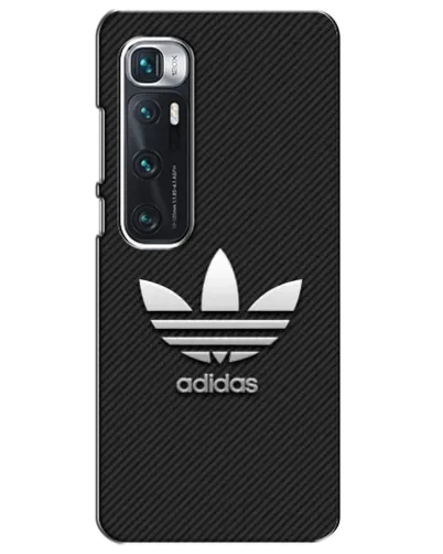 Чехол для Xiaomi Mi 10 Ultra с картинкой «Adidas Карбоновая текстура»