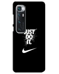 Чехол для Xiaomi Mi 10 Ultra с картинкой «Текстовый принт Nike»
