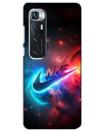 Чехол для Xiaomi Mi 10 Ultra с картинкой «Огненный логотип Nike»