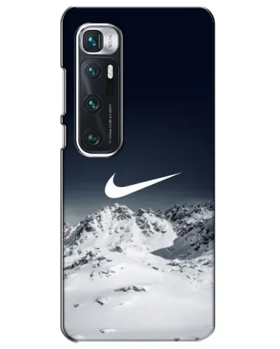 Чехол для Xiaomi Mi 10 Ultra с картинкой «Nike — зимние горы»