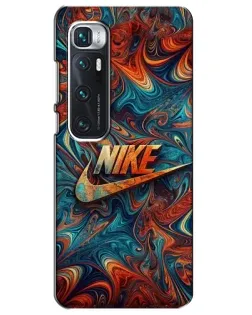 Чехол для Xiaomi Mi 10 Ultra с картинкой «Nike в абстракции»