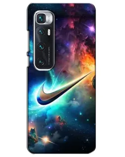 Чехол для Xiaomi Mi 10 Ultra с картинкой «Космический Nike Swoosh»