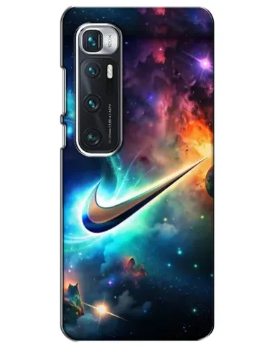 Чехол для Xiaomi Mi 10 Ultra с картинкой «Космический Nike Swoosh»
