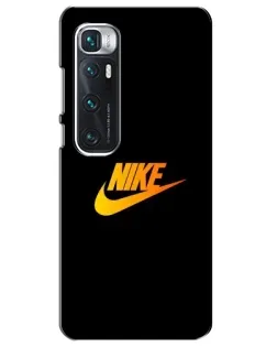 Чехол для Xiaomi Mi 10 Ultra с картинкой «Золотой логотип Nike»