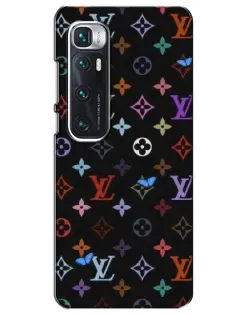 Чехол для Xiaomi Mi 10 Ultra с картинкой «Цветная монограмма LV»