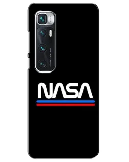 Чехол для Xiaomi Mi 10 Ultra с картинкой «NASA — классика Red Blue»