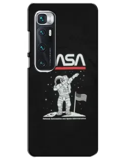 Чехол для Xiaomi Mi 10 Ultra с картинкой «NASA — шагаем по Луне»