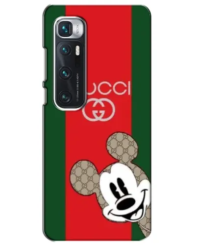 Чехол для Xiaomi Mi 10 Ultra с картинкой «Gucci — полосы и Микки»