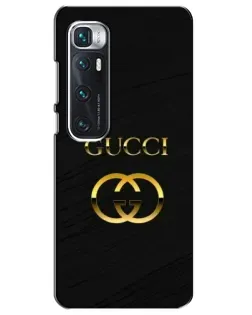 Чехол для Xiaomi Mi 10 Ultra с картинкой «Золотой логотип Gucci»