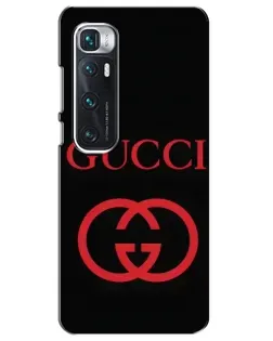 Чехол для Xiaomi Mi 10 Ultra с картинкой «Gucci — красный логотип»