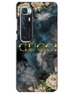Чехол для Xiaomi Mi 10 Ultra с картинкой «Абстрактные цветы Gucci»