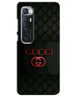 Чехол для Xiaomi Mi 10 Ultra с картинкой «Gucci — стеганый черный»