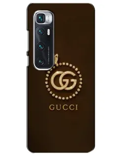 Чехол для Xiaomi Mi 10 Ultra с картинкой «Gucci — золотая бабочка»