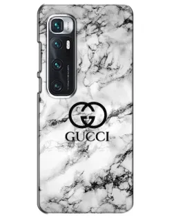 Чехол для Xiaomi Mi 10 Ultra с картинкой «Gucci — мраморный шик»