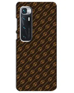 Чехол для Xiaomi Mi 10 Ultra с картинкой «Gucci — золотые диагонали»